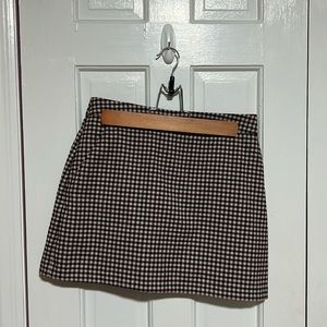 Plaid Abercrombie mini skort.